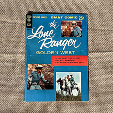 RARE The Lone Ranger Golden West Giant vintage 60s Comic Book Oct. 1966 picture