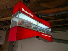 Budweiser Clydesdale Bow Tie Rotating Bar Light 1990s Vintage Working picture