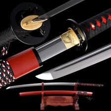 Japanese Katana Red Hare Hand Forged 9260 Spring Steel Full Tang picture
