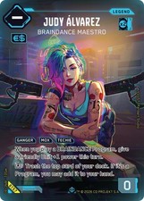 Judy Alvarez Iconic Rare B157 - Cyberpunk TCG Welcome to Night City Beta picture