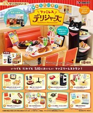 Re-ment Petite Sample Miniature Delishers Restaurant Full set of 8 Complete Box picture