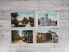 4 Antique USA State Postcards Kansas Church El Paso Texas Philippines Tennessee picture