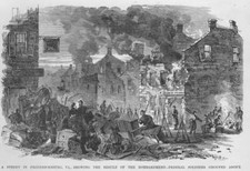 Ruins After Bombardment In Fredericksburg 1863 Civil War Photo picture