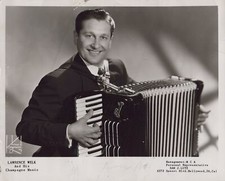 1953 Lawrence Welk Hollywood Accordion MCA Vintage Original Rare Press Photo picture