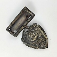 Antique 1916 Cedar Point Ohio Whitehead Hoag Pin Tiffin Annual Outing OH Gift picture