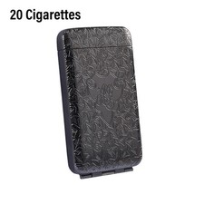 Vintage Peaky Blinders Hold 20 Cigarettes Metal Case for King's Size Gunmetal picture