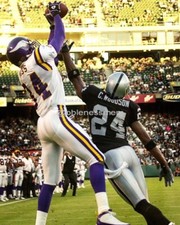 8x10 Randy Moss GLOSSY PHOTO photograph picture print minnesota vikings catch #1 picture