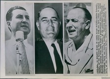 1964 Costa Rica Marie Echandi Francisco Orlich Jorge Rossi Wirephoto 6x8 picture