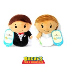 Bride and Groom Hallmark itty bittys Wedding Couple Plush Set picture
