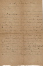 1892 Letter from Elmira, NY to Bainbridge, NY picture