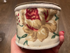 Longaberger Wired March Heirloom FLoral 9 ft 100% Cotton 2-1/4