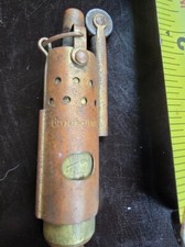Vintage Brookstone Military Brass Trench Lighter - Untested/As-Is/No Fuel picture