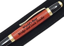 Gift For Bridge and Lock Tender World's Best Engraved Pen Present picture