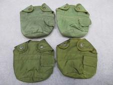 Military USGI 1 Qt Canteen Cover OD Green LC-2 ALICE Clips Insulated Lot of 4 picture