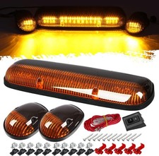 Luces De Techo Ambar Para Camioneta Silverado Sierra 2002-2007 De Lujo picture