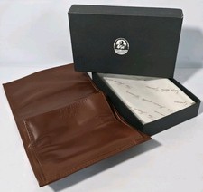 Vtg Ser Jacopo Leather Tobacco Pipe Pouch Deadstock Butter Soft In Box      (B4) picture