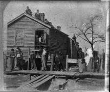 Photo:Chicago Illinois 1871 O'Leary House Where Great Fire Started picture