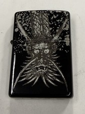 ZIPPO 1998 RYU GA GOTOKU DEVIL BLACK LACQUER LIGHTER UNFIRED IN BOX H482 picture
