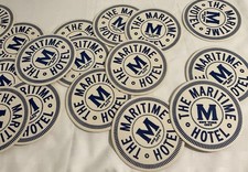 Vintage ROUND MARITIME HOTEL NYC TRAVEL SOUVENIR LOT OF 18 picture