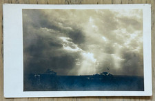 VTG RPPC Dramatic Storm Clouds Sunbeams Sky Artistic Photo AZO UNPOSTED 1910s picture