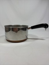 Vtg. Revere Ware Stainless Steel w/Copper Bottom 4 qt. No Lid picture