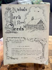 1972 Nichols Herb And Rare Seeds Oregon Catalog Vintage Paperback Rare Book picture