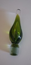 Blenko Green Glass STOPPER ONLY Fits 304-743-9081 Bottle picture