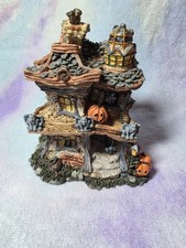 Boyds Bearly Built Villages Punky Boobear's Haunted Halloween House Boyds Town picture