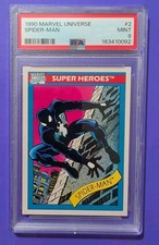 Spider-Man 1990 Impel Marvel Universe #2 PSA 9 picture