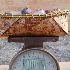 4lbs of LSA, In Handmade native american birch bark basket, Killer LG Stones picture