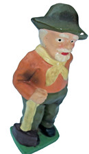 Japan Paper Mache  Old Man w/ Beard  HAPPY WANDERER  Figurine 6