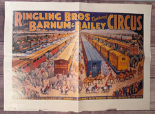Early 80's Vintage Poster Ringling Bros and Barnum & Bailey Circus Combined 1981 picture