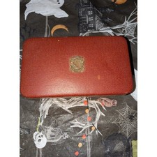 Vintage Balfour Alpha Gamma Delta Sorority Jewelry Box Farrington Texol Red picture