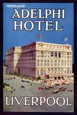Adelphi Hotel Liverpool Vintage Poster 16x24” 🏨 Premium Art Print picture