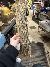 Souvenir Hemlock Bark Canoe/native Made/ 19 1/2 Inches Long picture