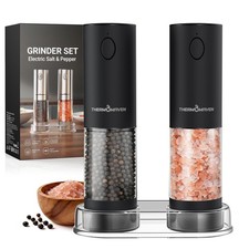 ThermoMaven Electric Salt and Pepper Grinder Set, 110ml Larger Rechargeable A... picture