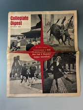 1961 Collegiate Digest Magazine October Vintage College Campus Peace Corps picture