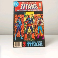 Tales of the Teen Titans 44[The Judas Contract] Deathstroke,first Dark Wing picture