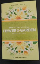 LE WALT DISNEY WORLD EPCOT 2023 Flower & Garden FESTIVAL PASSPORT Guide Park Map picture