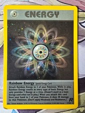 Rainbow Energy 17/82 Team Rocket Holo SWIRL picture