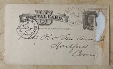 RARE COLT'S PATENT FIRE ARMS MFG.  1883 BREECH LOAD SHOTGUN 30 12 8 ORDER CARD picture