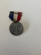Civil War Dedication Of New York State Monument At Gettysburg- White Metal  picture