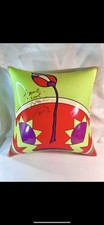 Vintage Autographed,Peter Max Inflatable Pillow,hand signed Tulip From 1968 picture