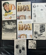 8 Vintage Girl Scout ADS-SIMCA-LONE GIRL SCOUT-DROMEDARY-OJ-BUSTER BROWN-7 UP picture