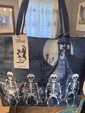 Harveys x Disney Skeleton Dance Tote NWT Sold Out Silly Symphony Bag 🦴2026🦴 picture