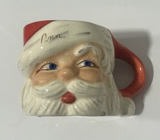 Vintage 1950s Mid Century Small Santa Clause Face Mug, ‘Ann’ picture