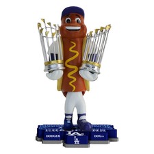 Dodger Dog Los Angeles Dodgers 2025 Back To Back World Series Champs Bobblehead picture