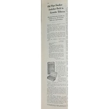 Edgeworth Plug Slice Tobacco Tin Vintage 1927 Advertising Ad picture