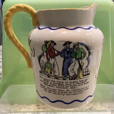 Vintage Royal Doulton Sea Shanty Jug Ceramic 6.75” Tall Pitcher  Made in England picture