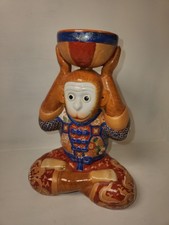 Ceramic Monkey with Bowl Over Head picture